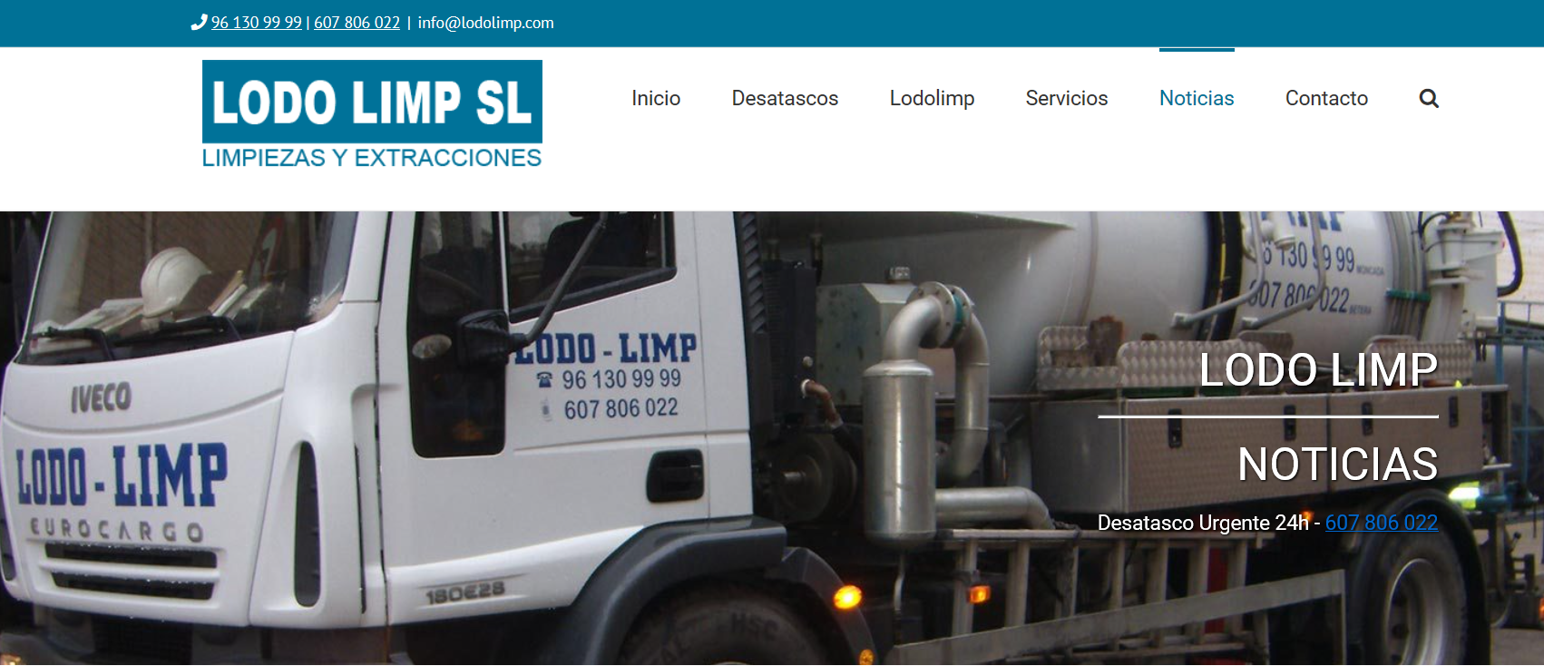 diseño web empresa desatascos
