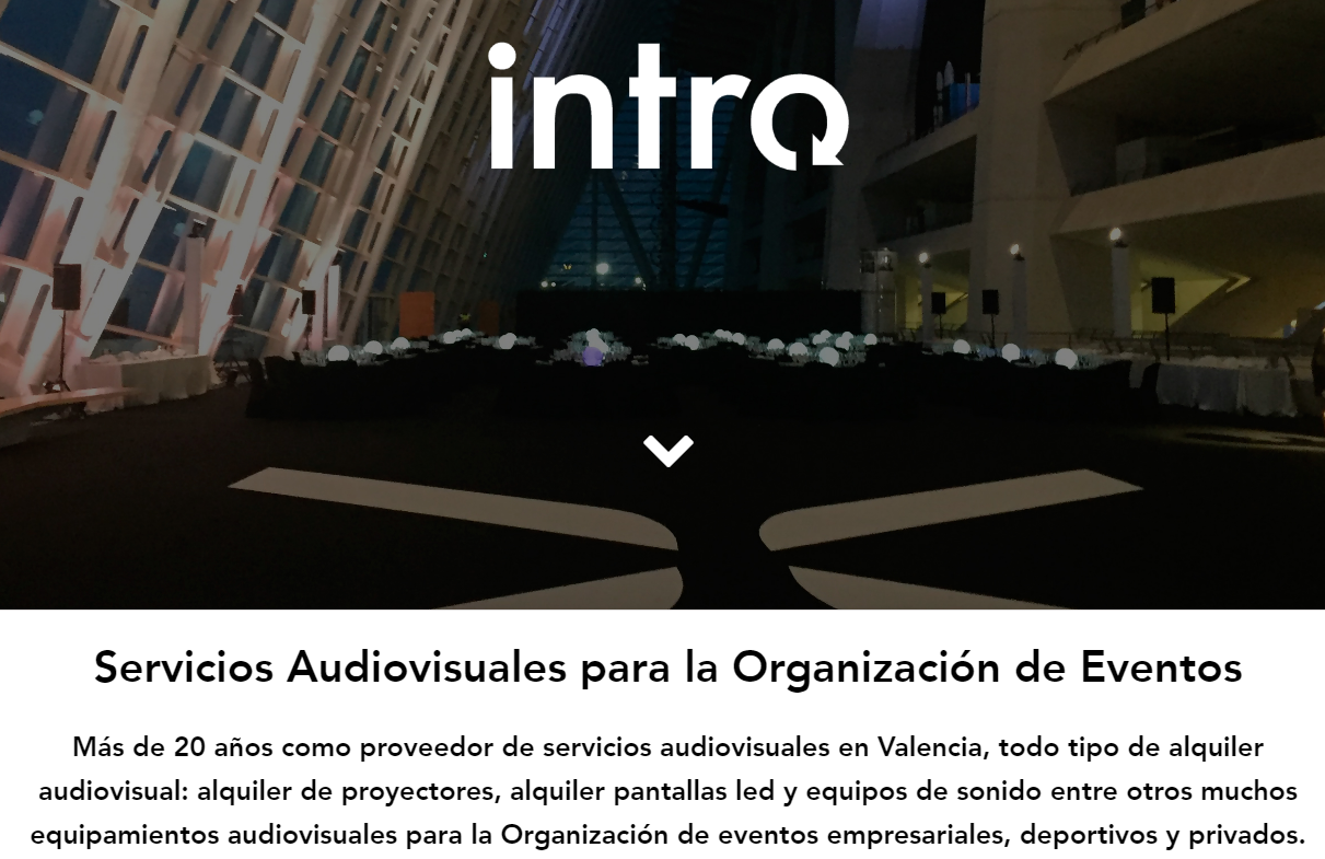 Alquiler audiovisuales Valencia