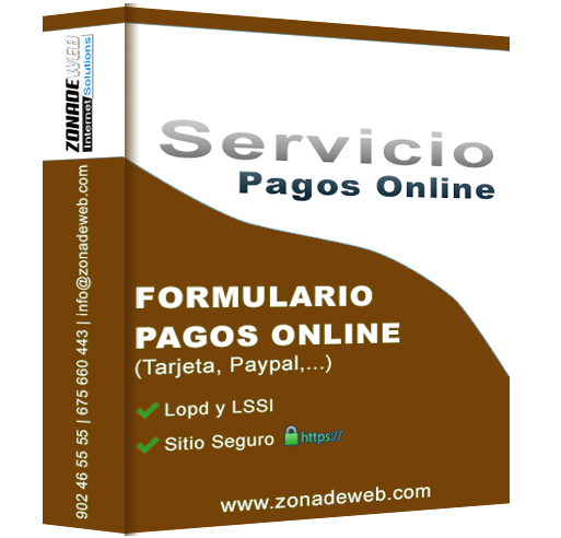 Formulario pagos Online