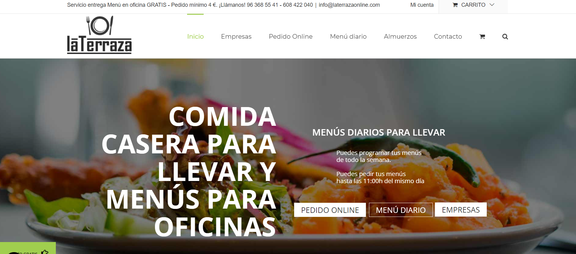 tienda online restaurante