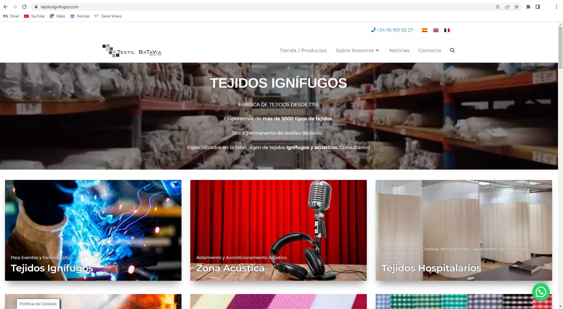 tejidosignifugos