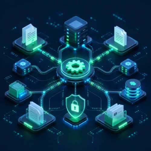 Ilustración de servicios Zonadeweb: automatizacion